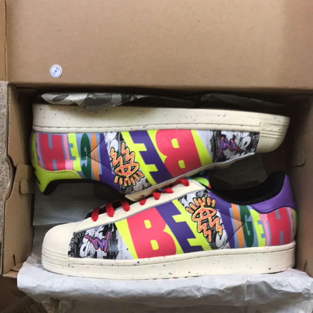 Adidas Superstar Pride Mens 8.5